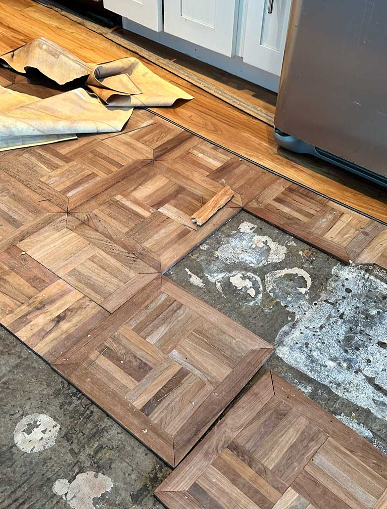 When it's time to replace the flooring, no problem!